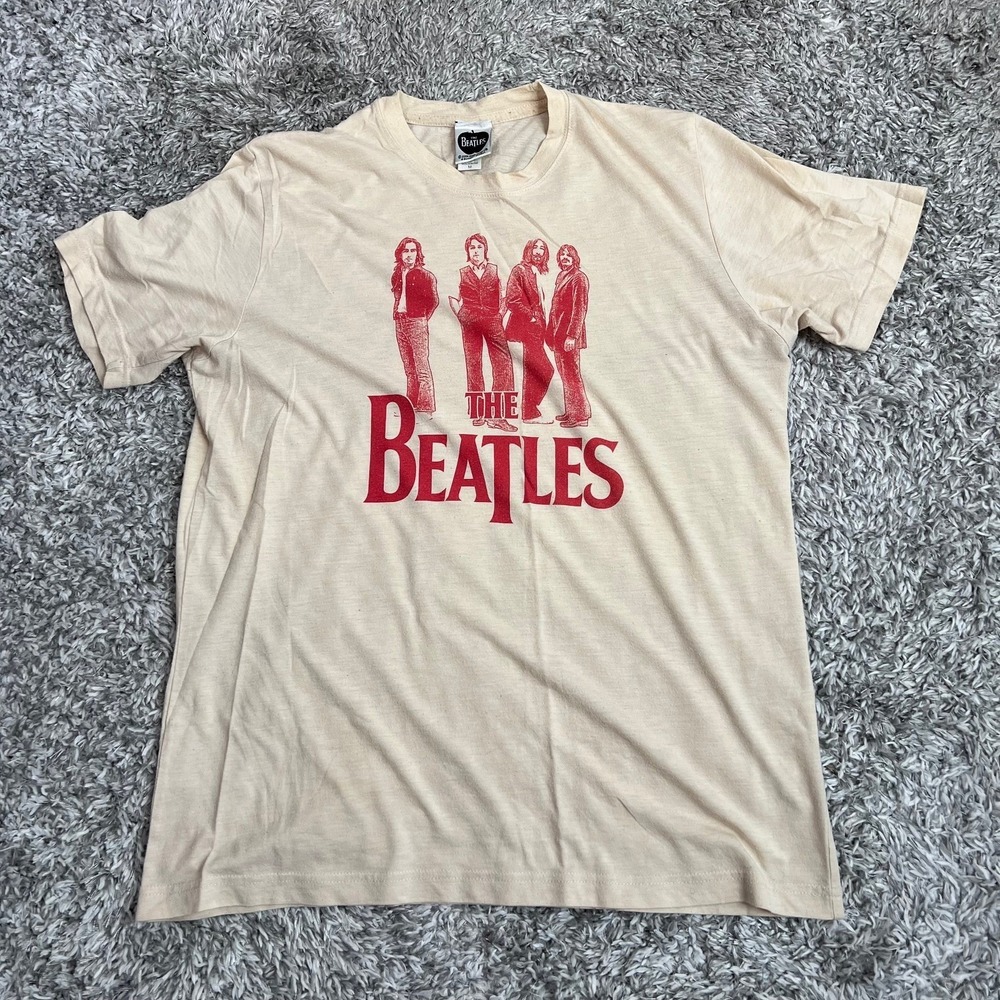 VTG 2005‎ The Beatles T-Shirt Medium Apple Corps Ltd. Band Graphic Short Sleeve